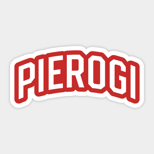 Pierogi Polish American Dyngus Day Buffalo NY Sticker by PodDesignShop